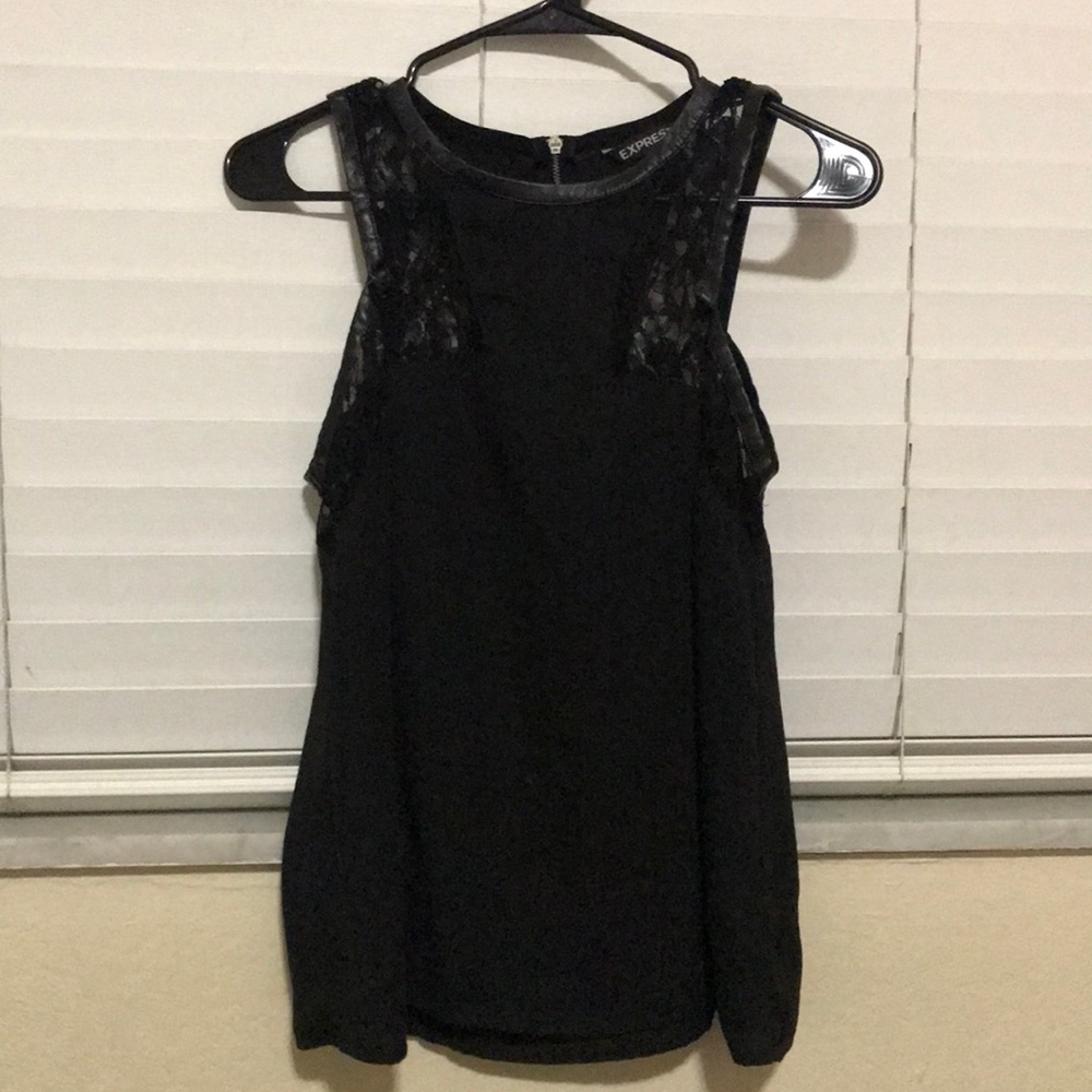 Black lace top from express, gently used